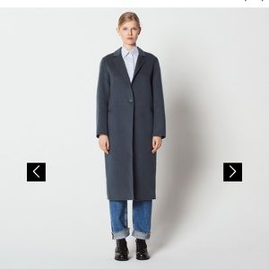 Sandro Paris Double Sided Wool Coat